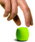 Boompods Zero Mini Portable Bluetooth Speaker - Wireless Speakers, IPX6 Waterproof, 5 Hr Playtime, Small Outdoor Speaker with Microphone & Dual Pairing Option, for Shower, Travel, & iPhone, Lime Green