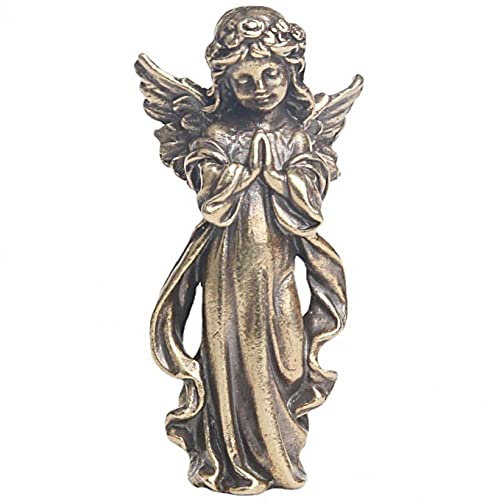 Vepoty Schutzengel Figur Statue God of Cupid Statue Brass Angel Figuren Desktop Dekorationen Home Decor Accessoires