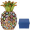 HEITIGN Vintage Fabergé Ei Schmuckkästchen Ananas Trolley Schmuckkästchen Reiche Emaille Funkelnde Schmuckkästchen Shop Geschenke Luxus Wohnkultur Romantisch