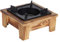 Mini Barbecue Portable au Charbon de Bois, Réchaud de Camping à Alcool, Four à Alcool, Fourneau, Ustensiles de Cuisine pour Intérieur et Extérieur Pique-nique, 14 x 14 x 8,6 cm