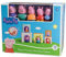 Peppa Pig - 5 Cubos apilables y 5 Figuras de Peppa Pig - 2 Juguetes en 1 - (Deqube 921D00064)