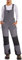 DAFENP Pantaloni Sci Donna Inverno Salopette Neve Impermeabile Pantaloni Snowboard Isolata Antivento Caldo Pantaloni Softshell con Tracolla Regolabile e Tasche Multiple HXK8778W-Grey-XS