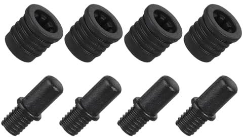 sourcing map Speaker Grill Guides Plastic Ball and Socket Type 5.8mm Dia for Speaker Parts Accessories Pack of 4