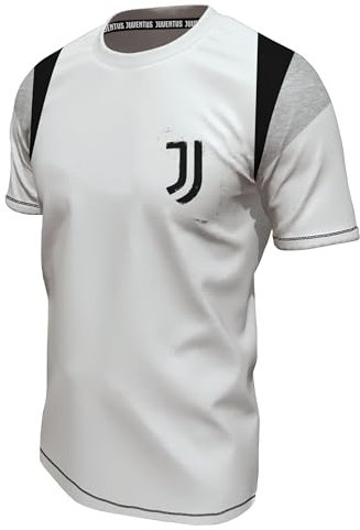 hermet T-shirt uomo JUVE prodotto ufficiale in cotone (Juve E, L)