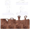 Router Templates, 4pcs Acrylic Charcuterie Board Handle Template, LYMOI Clear Cut Board Thick Handle Template, Angled Curvy Tracing Stencils Cut Guide Tools for Kitchen Woodworking. (Style 1)