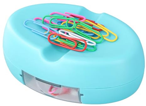 Dokeno Magnetische Nadelkissen Multifunktions Magnetische Aufbewahrungsbox Nadelkissen, Magnetischer Pin-Halter Magnetische Nähen Nadelkissen mit Schublade für Nähen Pins Büroklammern Nähzubehör(Blau)