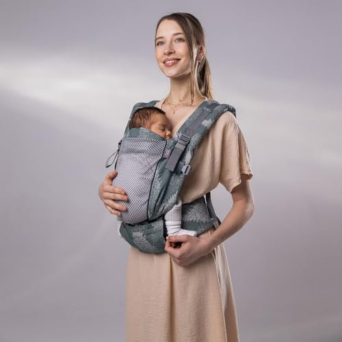 Love & Carry ONE Babytrage für Neugeborene (Forest)