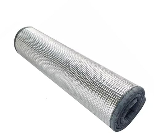 Sichtschutzfolie Aluminiumfolie Fenster Isolierfolie Isolier Schutz Vorhang Wärmeschutzvorhang Dämmfolie mit Saugnapf, Kälteschutzvorhang Winddicht Thermovorhang