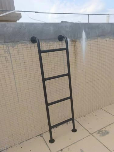 Hochbett Leiter Ausstiegsleiter Für Fensterbrunnen, 1,2, 1,5, 1,7, 1,8, 2 M Hohe Feuerleiter Im Keller Für Notfallsicherheit Zu Hause, Dachboden-/Wohnmobil-/Wohnmobil-Etagenbettleitern(5.2FT/1.58M/62.