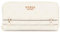 GUESS Zarela SLG Large Zip Around Wallet L Creme White Logo