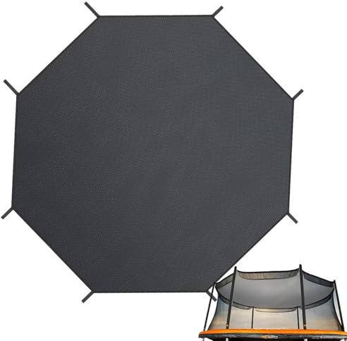 Trampolin Sonnenschutz Dach Abdeckung, 8ft/10ft/12ft/14ft 8 Stangen Trampolin Baldachin Top UV- & Regenfest Für Spielplatz Im Freien/Garten