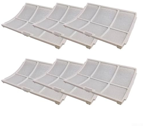 Für Sebo Staubsauger-Abluftfilter für X-Serie, X1, X2, X3, X4, XP2, XP3, Ersatzteile zum Filtern von Staub und Partikeln (6 Stück)
