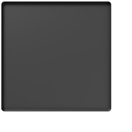 Non-Slip Silicone Mat 50X50cm Raised Edge Drip Tray For Fridge Or Washing Machine Floor Protection, Waterproof Spill Containment Pad For Kitchen Appliances And Potted Plants(Black B)