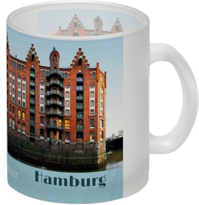 speecheese Glas Tasse streetline Hamburg Speicherstadt