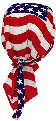 Rocker & Biker Bandana Cap - USA Flagge