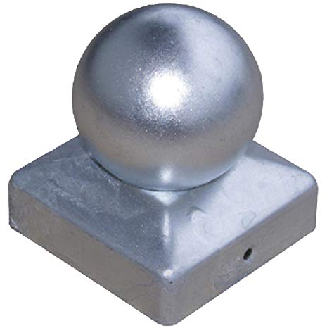 Pfostenkugel 7x7 cm, feuerverzinkt
