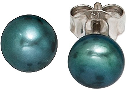 Jobo Damen Ohrstecker 925 Sterling Silber 2 Süßwasser Perlen Ohrringe Perlenohrstecker