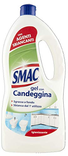 Smac - Detergente Gel Multisuperficie con Candeggina, Azione Igienizzante e Sgrassante, con Agenti Sbiancanti, 850 ml
