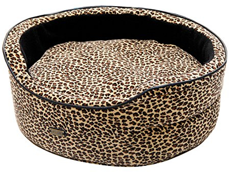 Wouapy 216807R Korb Prestige T80, Leopard Basket für Hunde