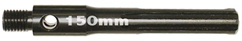 SDS-Max Adapter/Verlängerung M16 in 150mm für Diamant Hohlbohrkrone Laser geschweißt, Dosensenker, Bohrkrone, Dosenbohrer, Lochbohrer, Kernbohrer, Kernbohrkrone, Steckdosenbohrer
