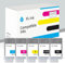 XL-Ink kompatibel für Canon PFI-102 (MBK/BK/C/M/Y), Spar-Set 5 Stück