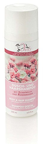 Ovis Dusch & Haarshampoo aus planzlichen Ölen und Schafmilch, Düfte:Wildrose