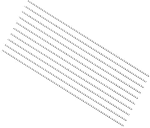 sourcing map 10St Rundstange Stahl, 1mm HSS Drehmeißel, für Wellengetriebe Drehmaschinen Bohrmaschine Miniaturachse, Zylinderstift DIY Werkzeug 100mm Lang
