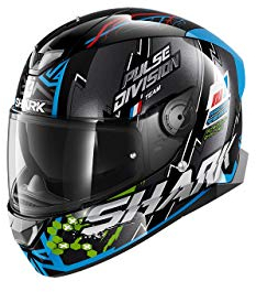 Astone Helmets Shark Integralhelm Skwal 2.2 Noxxys schwarz blau grün KBG XS
