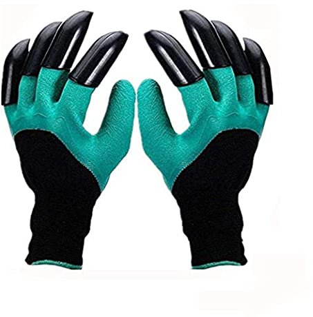 Happy Fox Gardening Gloves, Waterproof Gloves with Claws for Garden, Yard. Fine Sharp Digging Claw Gloves