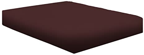 NIYS Luxury Bedding Finest 100% Egyptian Cotton 16 40CM Extra deep Fitted Sheets 15 Colours Single Double King Super King (Chocolate, King)