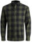 JACK & JONES JJEGINGHAM Twill Shirt L/S Noos Chemise, Vert Olive, XXL Hommes