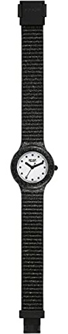 Hip Hop Sparkling Mania Damen Armbanduhr Silikon Schwarz, Durchmesser: 32 mm, Wasserdichtigkeit: 5 bar, HWU1021