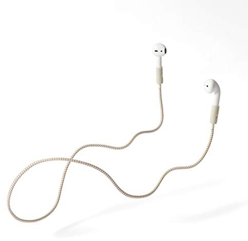 KNOK Halteband Kompatibel mit AirPods 1, AirPods 2, AirPods Pro Apple - AirPods Strap Halter Band AirPods Halterung Magnetisch Band in Mojave