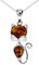 Ostsee-Schmuck - Kette mit Anhänger - Katze - Silber 925/000, Bernstein - Erwachsene (unisex)