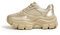 LUCKY STEP Sneakers con Zeppa Chunky da Donna (Oro Rosa, 8.5US-39EU-6UK)