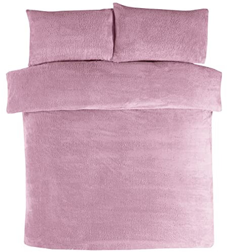 Sleepdown Set di biancheria da letto con copripiumino e federe, per letto matrimoniale (200 x 200 cm), in poliestere