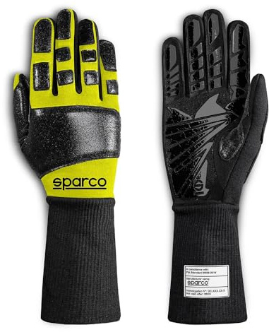 Sparco 00131710GF Handschuhe R-Meca Größe 10, gelb