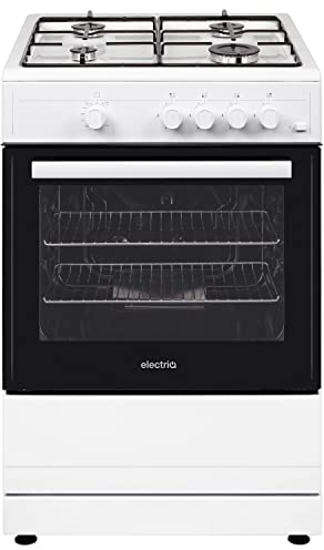 electriQ 60cm Gas Cooker - White
