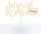 Alsino Cake Topper Liebe aus Holz Kuchenstecker personalisierbar für Paare Hochzeit Hochzeitsgeschenk personalisiert Torten Kuchen Deko - superfeine Gravur, 15 cm, Birke Multiplex