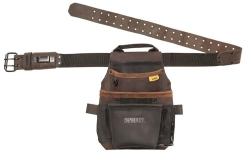 DEWALT, Ledertasche mit Gürtel