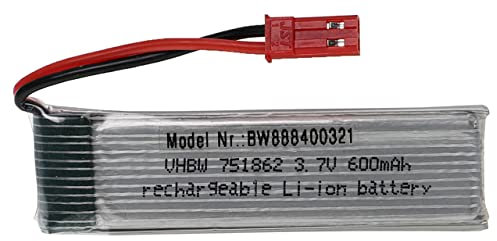 vhbw Akku kompatibel mit BEC Stecker für Modellbau z.B. Racing Car