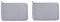Lot de 2 tapis de séchage en microfibre à séchage rapide avec cordon - 30 x 40 cm - Super absorbants - Outil de vaisselle réversible - Coussin antidérapant pour assiette en verre