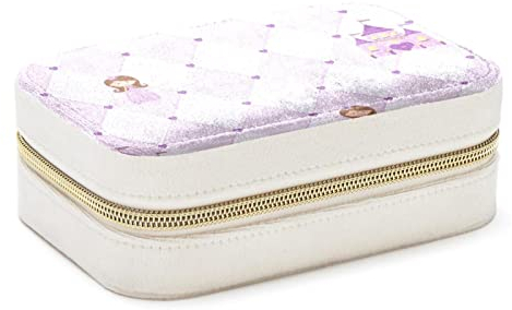 Schmuckkästchen mit Cartoon-Prinzessinnenschloss, tragbar, für Reisen, Schmuck, Ohrringe, Ringe, Halsketten, Display-Aufbewahrungsboxen für Frauen, Mädchen, Brautjungfern, Geschenke