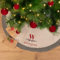 Wanapix | Personalisierter Weihnachtsbaumrock mit Name | Weihnachtsbaum-Teppich | Weihnachten Deko | Panama-Stoff | Großartig -130 cm Ø | Weihnachts-Initiale