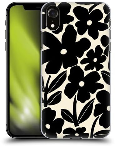 Head Case Designs Offizielle Gabriela Thomeu Schwarz Weiß Groovy Retro Harte Rueckseiten Handyhülle Hülle Huelle kompatibel mit Apple iPhone XR