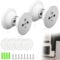 2Pcs Magnetic Door Catch, RV Door Latch Silicone RV Door Holder Magnetic Door Stop, No Drilling Camper Door Latch Door Stopper for RV Motor Home Camper Boat Compartments, RV Accessories (White)