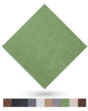 Hiseng Teppichfliesen Selbstklebend 30x30cm - 10/20/30 Stück Teppichfliesen Selbstliegend Rutschfeste Strapazierfähig Teppich Bodenbelag für Büro Wohnzimmer Schlafzimmer (30 Stück,Grün)