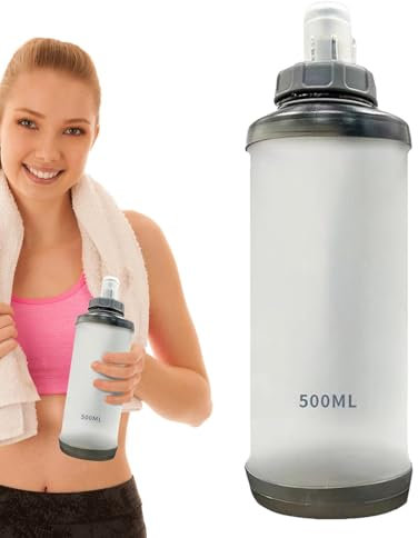 Bouteille d'eau douce | Bouteille d'eau souple pliable, gourde pliable légère pour le ski, la randonnée, l'escalade