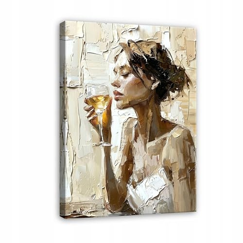 WallArena Leinwand Bilder 70x100 cm | Frau, Leinwandbilder, Bild auf leinwand, Format: 70x100 cm (BxH) - einteilig auf Canvas Leinwand. Das Leinwand