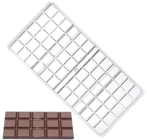 Deep Chocolate Mould - Stainless Steel Bar Mould, Chocolate Mould for Pastry | Kitchen Tool for Chocolate Home or Confectionery, Kitchen Accessory for Making